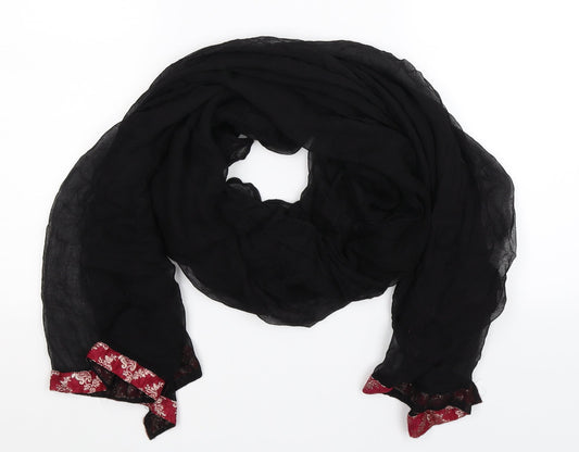 Preworn Womens Black  Knit  Scarf