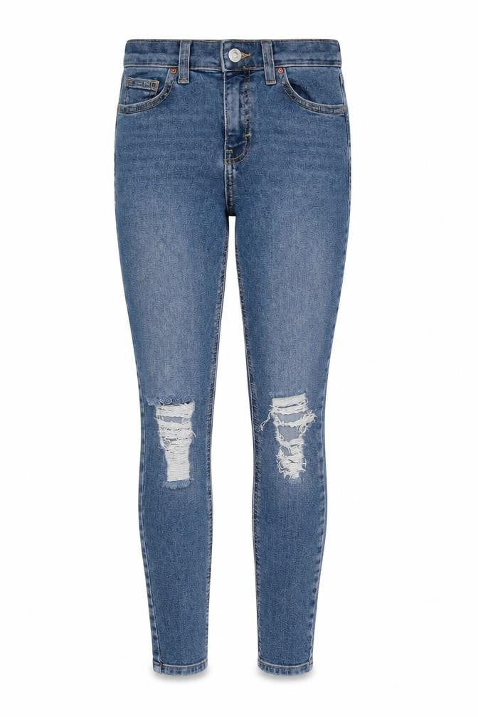 Topshop Womens Blue  Denim Skinny Jeans Size 26 in L26 in