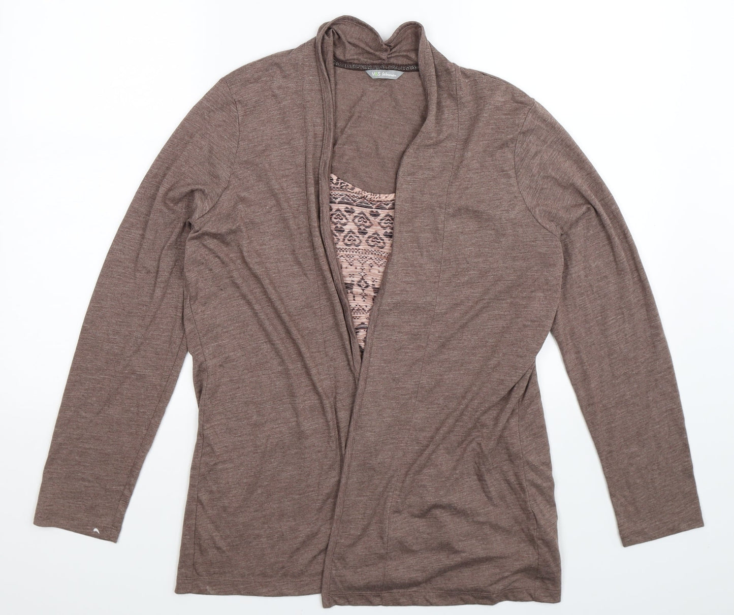 Marks and Spencer Womens Grey   Pullover Jumper Size 16