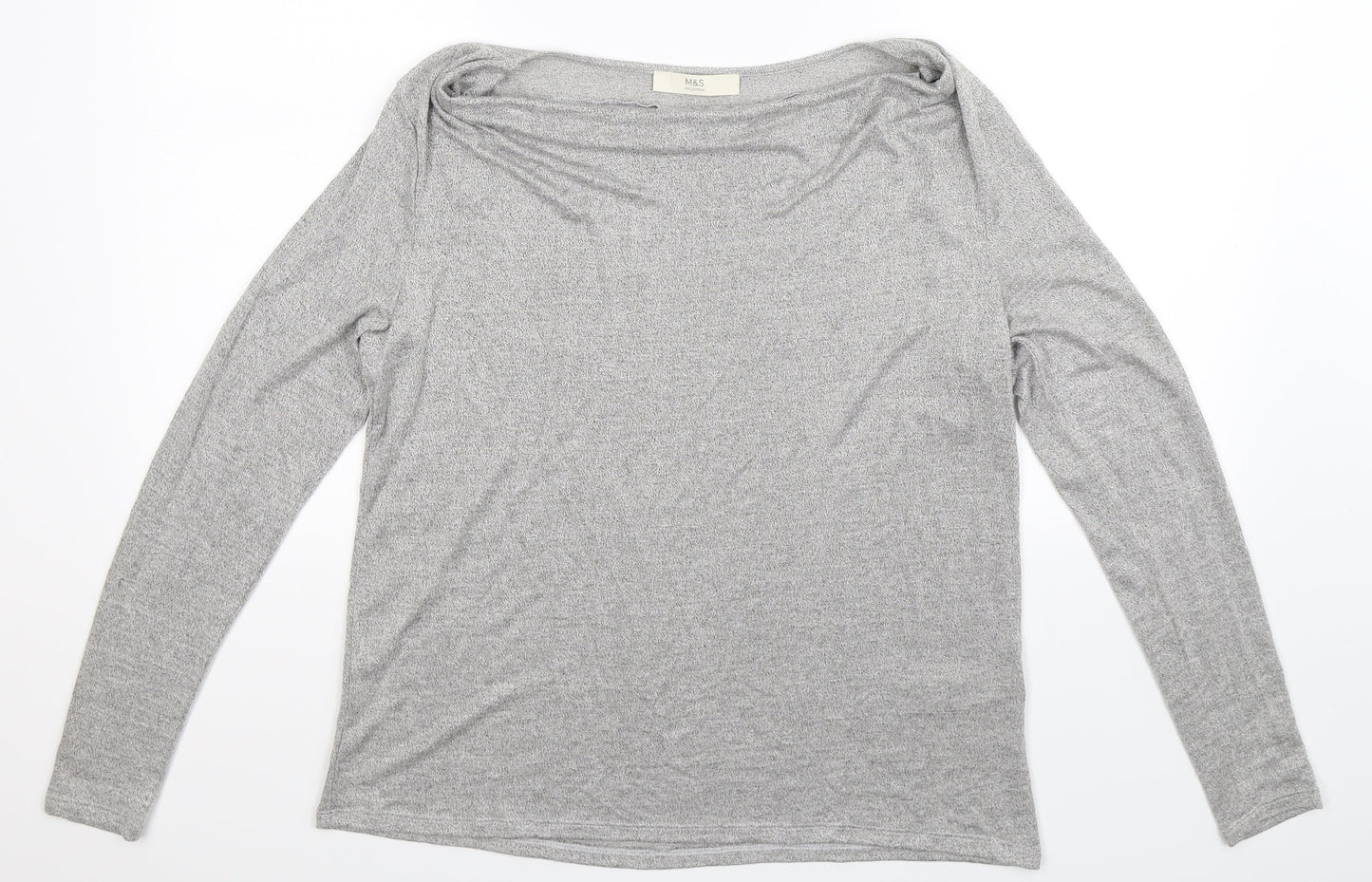 Marks and Spencer Womens Grey   Pullover Jumper Size 18