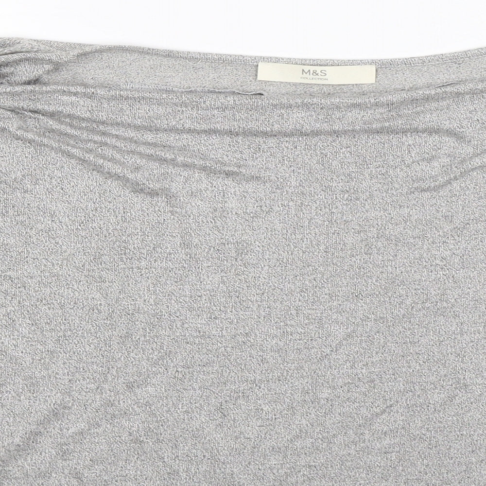 Marks and Spencer Womens Grey   Pullover Jumper Size 18