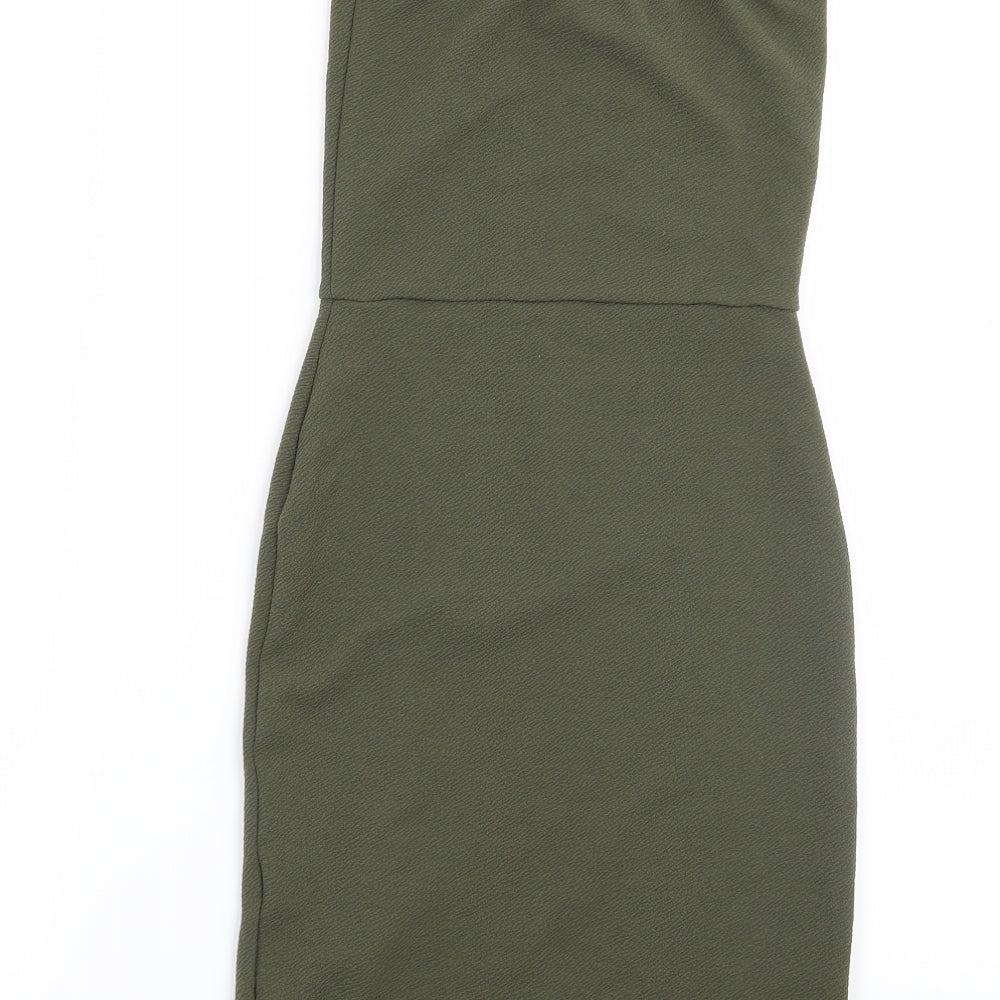 Pretty Little Thing Womens Green   Bodycon  Size 4