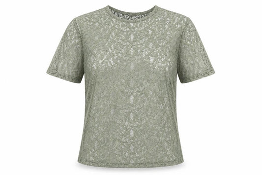 Atmosphere Womens Green Floral  Basic Blouse Size 8