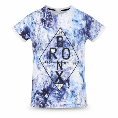 Front view of F&F boys’ white basic t-shirt, size 10-11, years - nyc