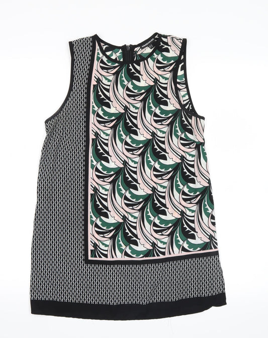 Warehouse Womens Pink Floral  Basic Tank Size 8