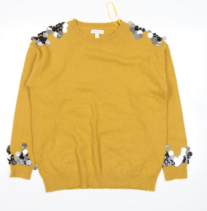 Additional front view of Blue Vanilla women’s yellow jumper, size S