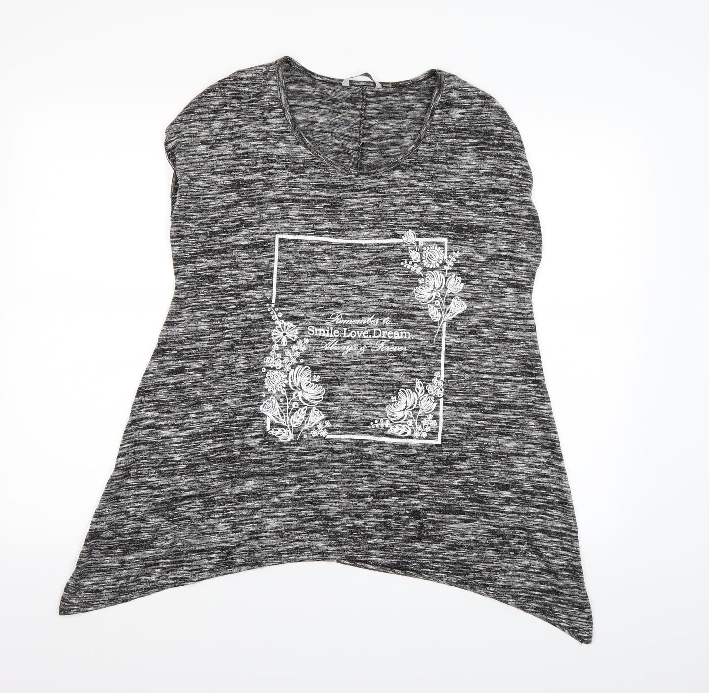 George Womens Grey  Knit Pullover Jumper Size 12