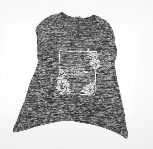 George Womens Grey  Knit Pullover Jumper Size 12