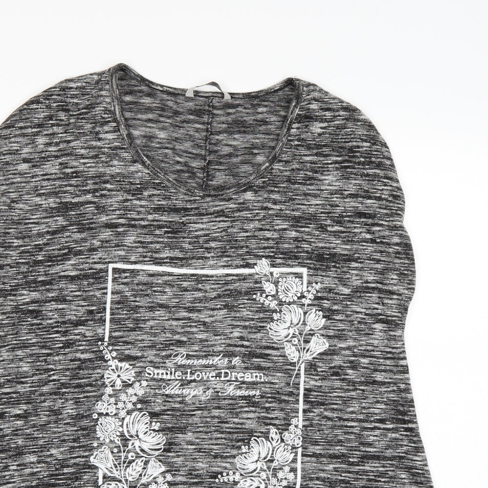 George Womens Grey  Knit Pullover Jumper Size 12