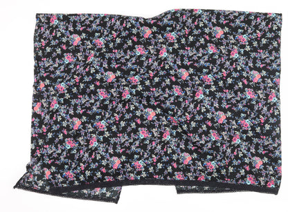 Back view of New Look girls’ black floral jacket, size S