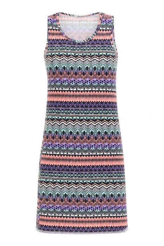 Cameo Rose Womens Black Geometric Tank Dress Size S