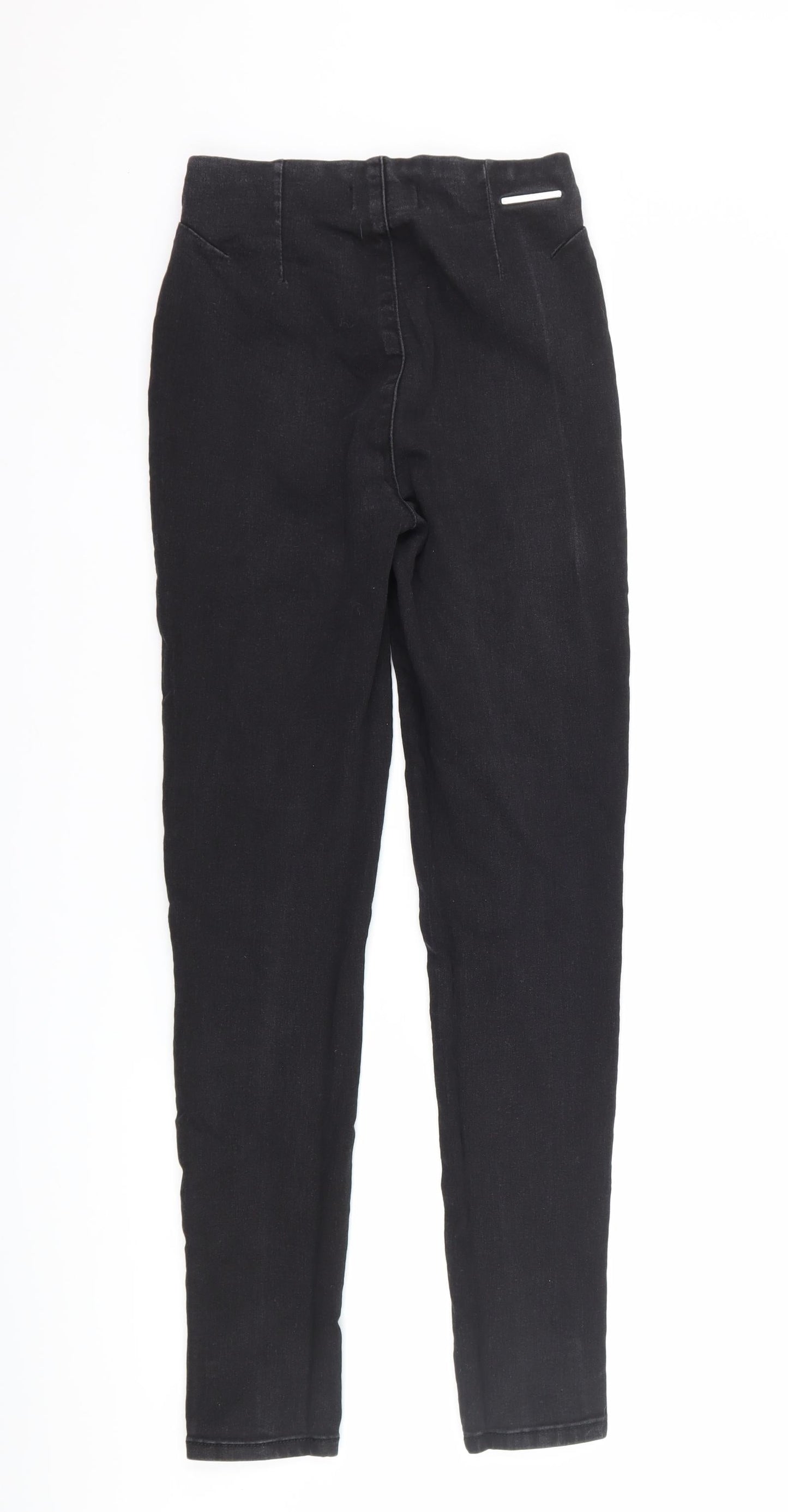 Lipsy Womens Black  Denim Skinny Jeans Size 8 L29 in