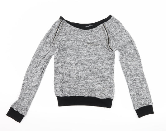 Select Womens Grey   Pullover Jumper Size S