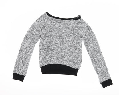 Back view of Select women’s grey jumper, size S