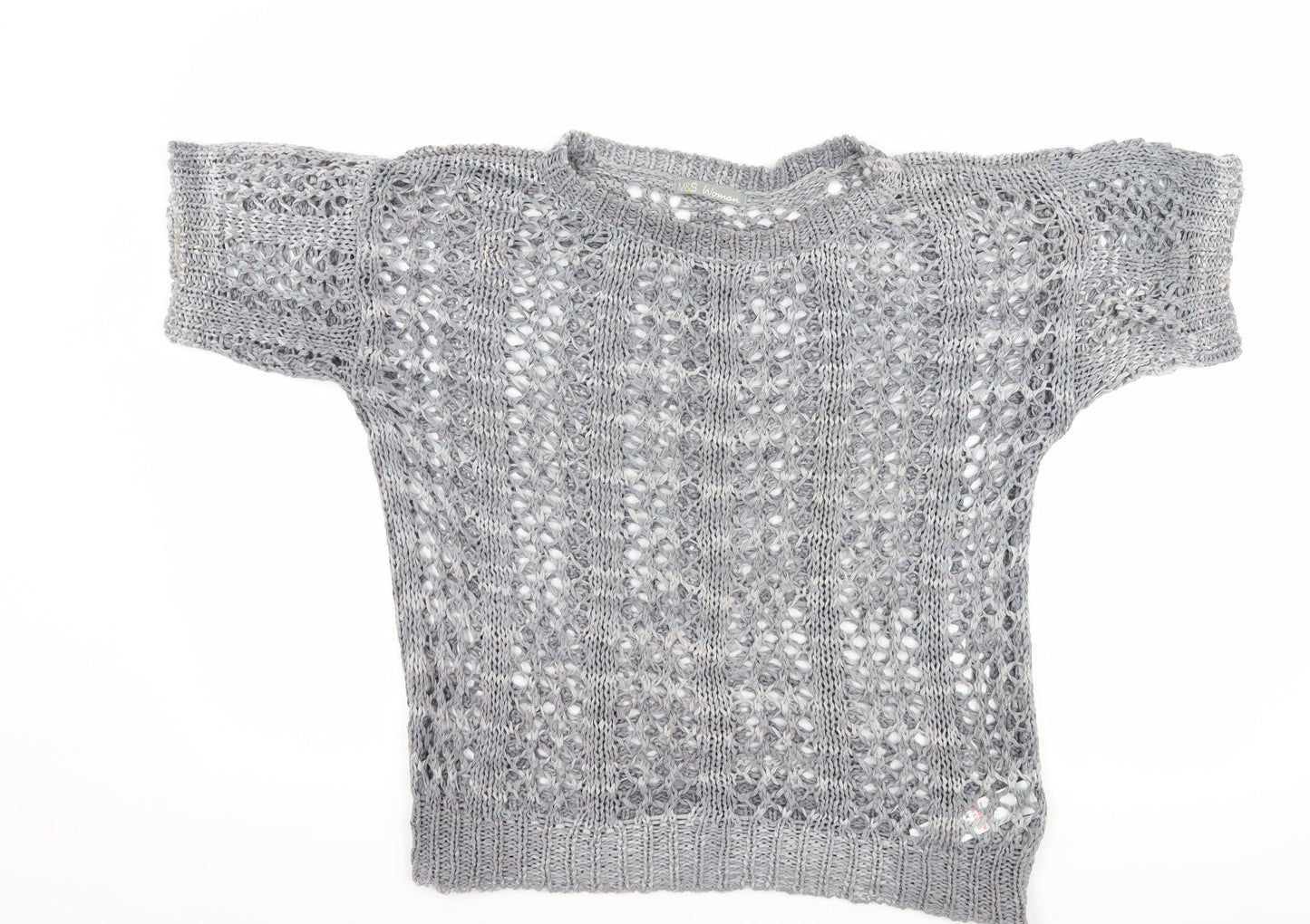 Marks and Spencer Womens Grey   Basic T-Shirt Size 12