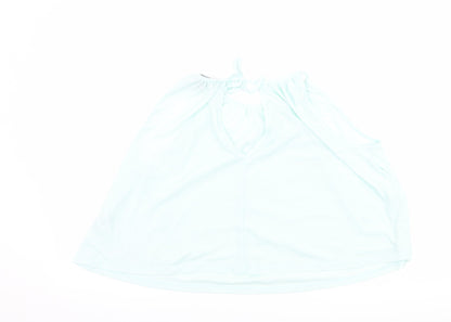 Back view of Atmosphere women’s blue basic tank, size UK 12