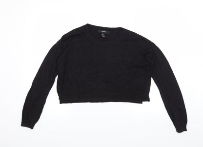 Front view of Forever 21 women’s black jumper, size M