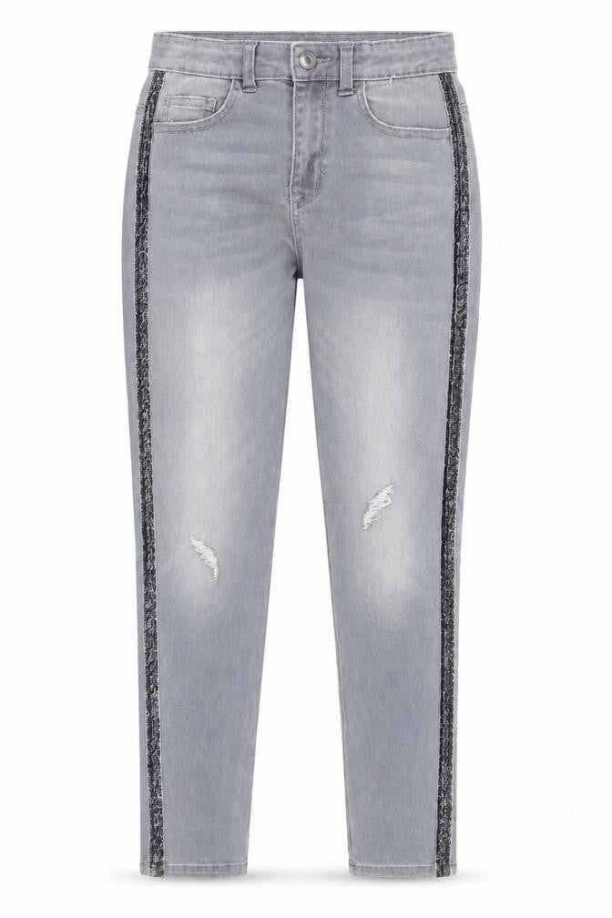Denim & Co. Girls Grey   Skinny Jeans Size 11-12 Years