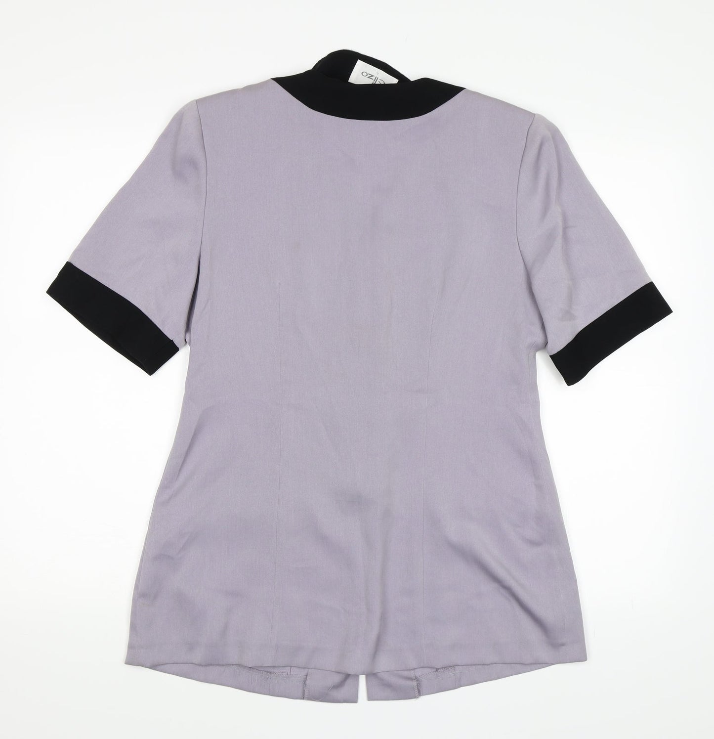 Clizo Womens Purple   Basic Button-Up Size L