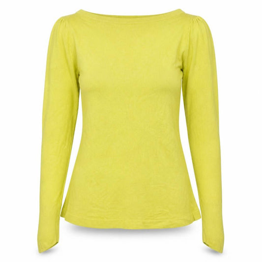Front view of George women’s green jumper, size UK 10