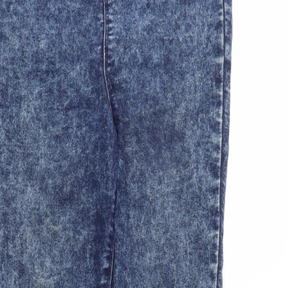 Close-up detail of /Denim women’s blue jegging jeans, size UK 8, 29-inch leg