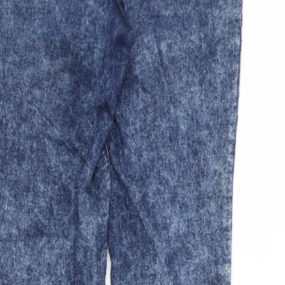 Brand and care label for /Denim women’s blue jegging jeans, size UK 8, 29-inch leg