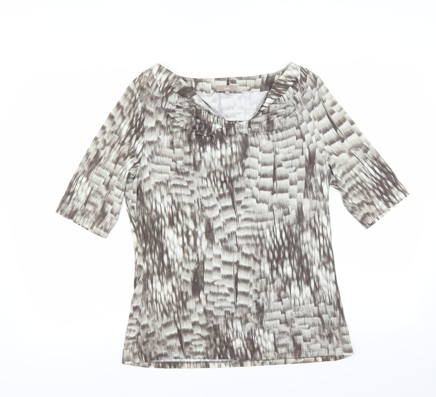 Soon Womens Grey   Basic Blouse Size 14