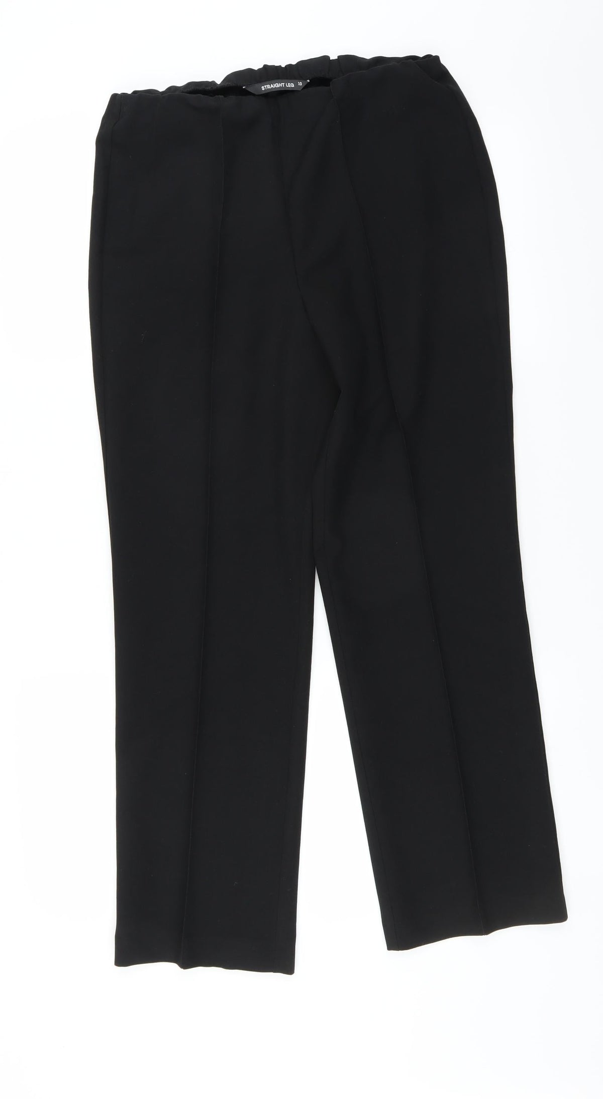Preworn Womens Black   Trousers  Size 10 L27 in