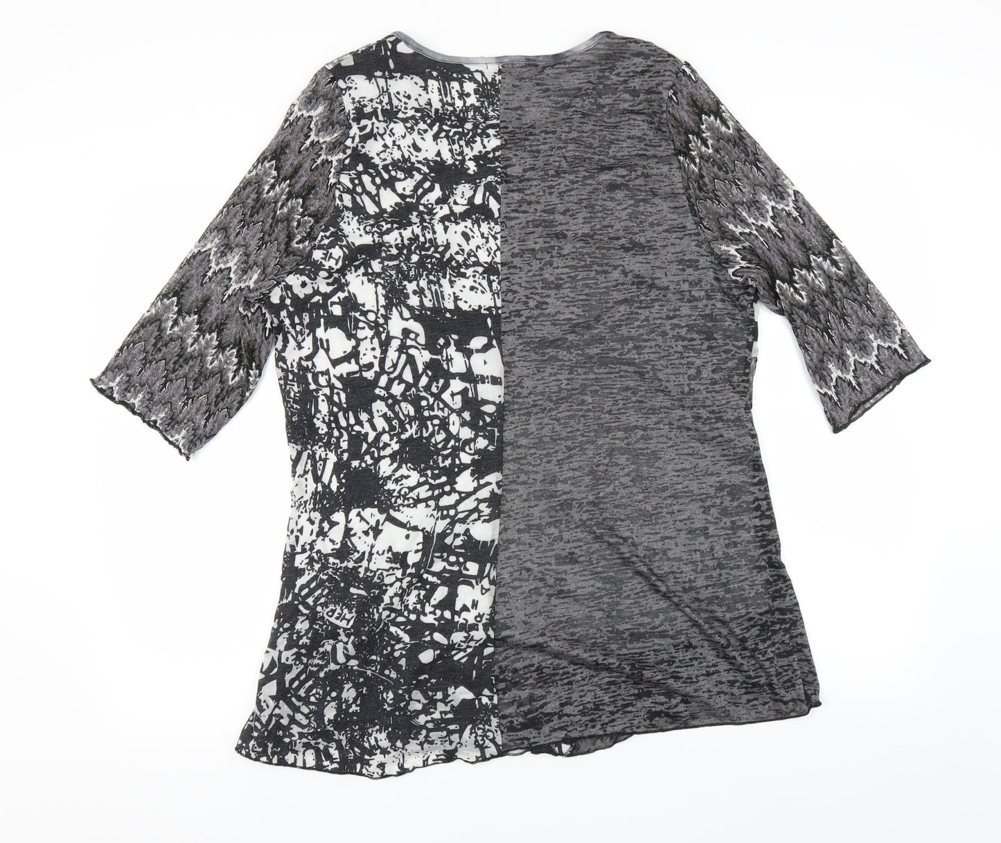 Anna Rose Womens Black   Basic Blouse Size 2XL