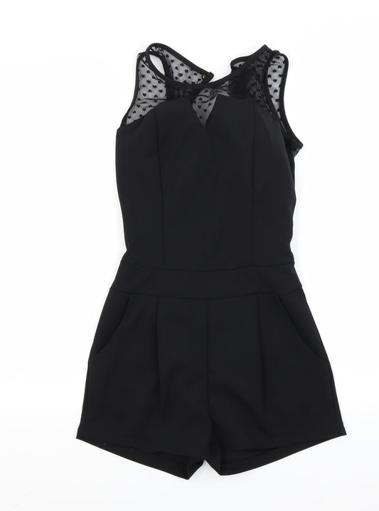 Preworn Womens Black   Shorts One-Piece Size 8