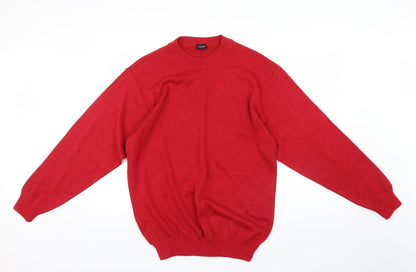 Additional front view of Westbury women’s red knit jumper, size S