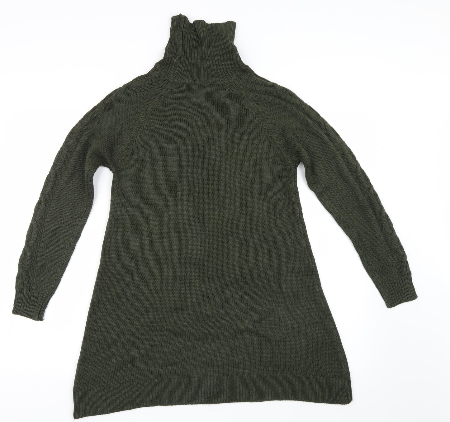 Select Womens Green  Knit Pullover Jumper Size 10
