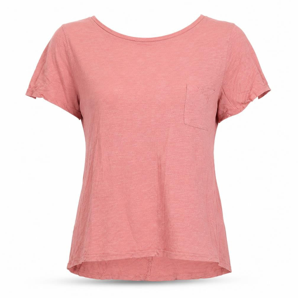 Select Womens Pink   Basic T-Shirt Size 12