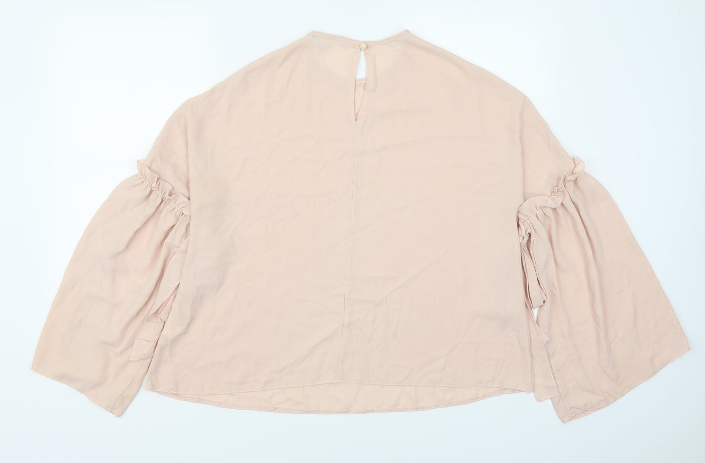 Preworn Womens Pink   Basic Blouse Size 12