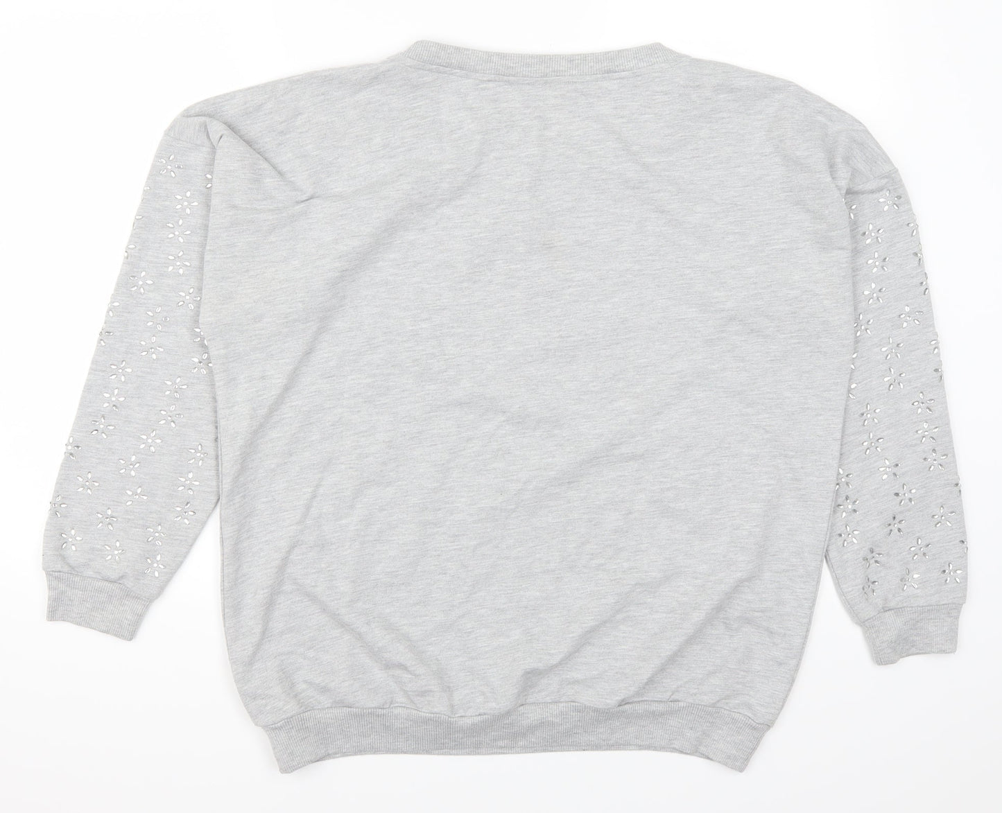 Simply Be Womens Grey   Pullover Sweatshirt Size 14