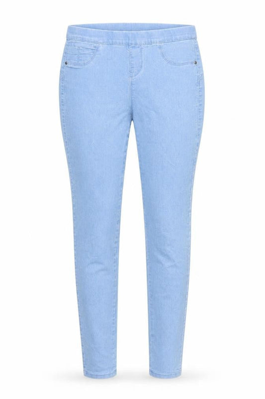 Denim & Co. Womens Blue  Denim Jegging Jeans Size 10 L30 in
