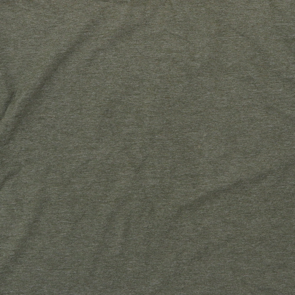 Basic Collections Mens Green  Jersey Pullover Sweatshirt Size S