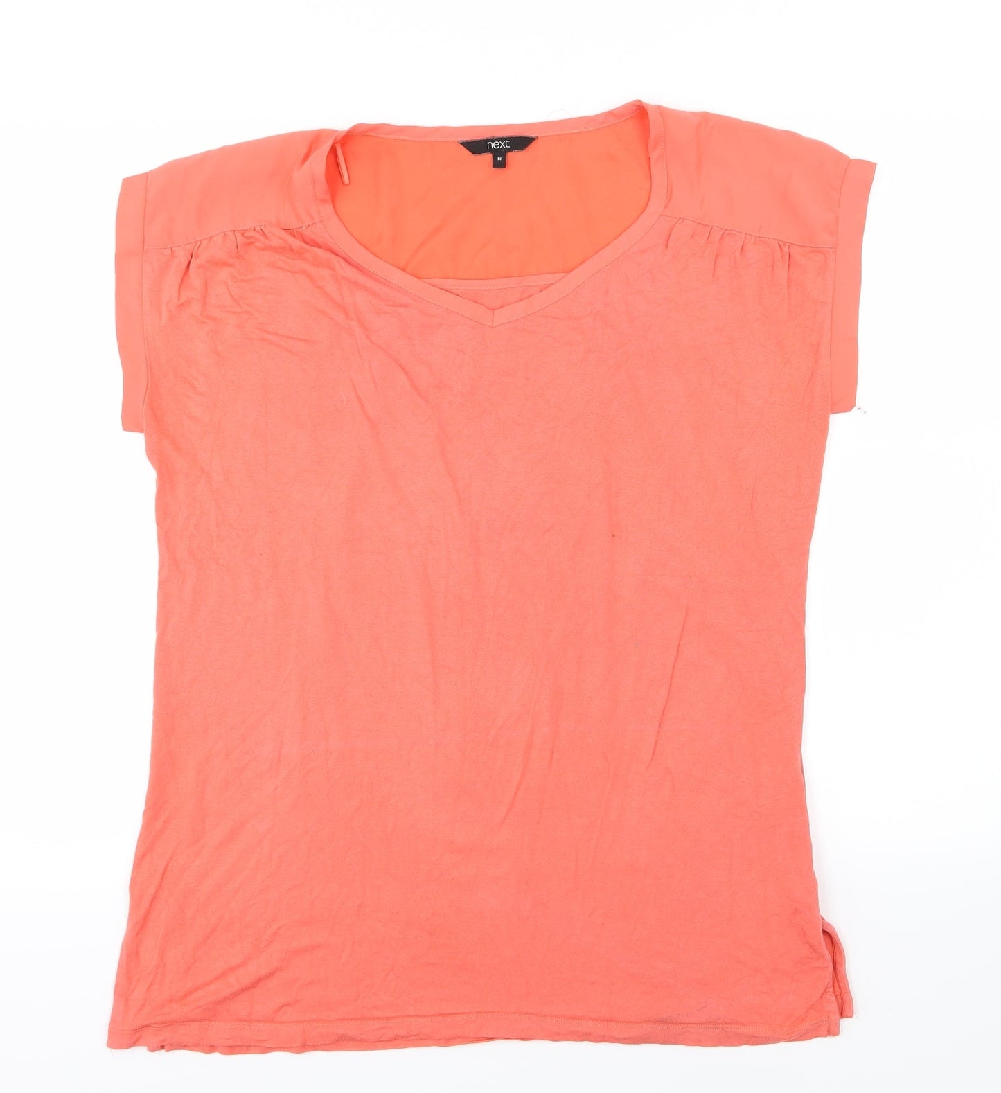 NEXT Womens Pink  Jersey Basic T-Shirt Size 14