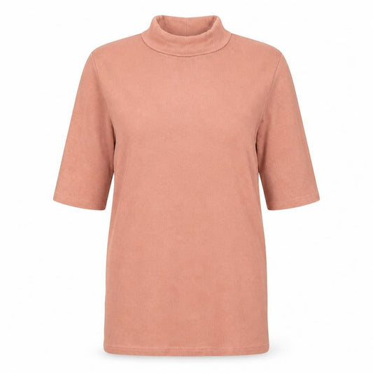 Front view of F&F women’s brown knit jumper, size UK 14