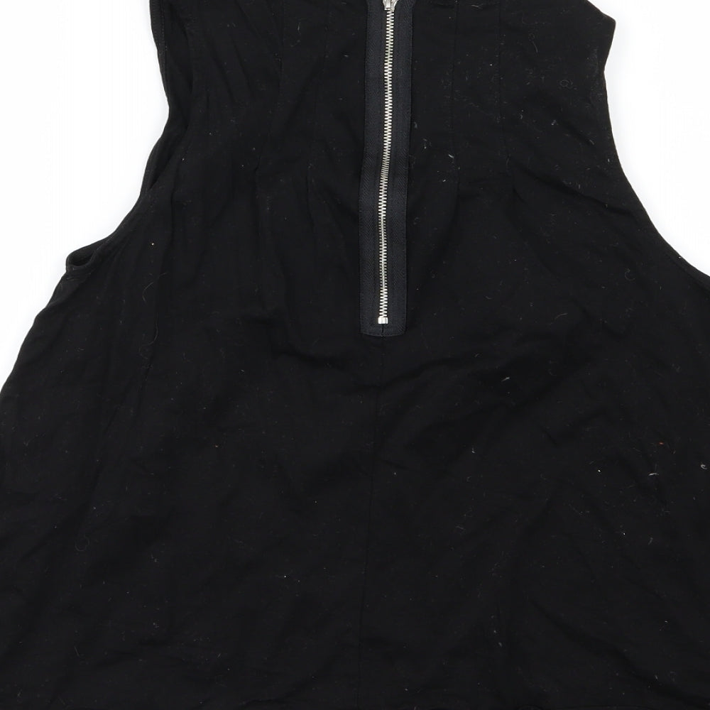 Gap Womens Black  Woven Basic Tank Size M