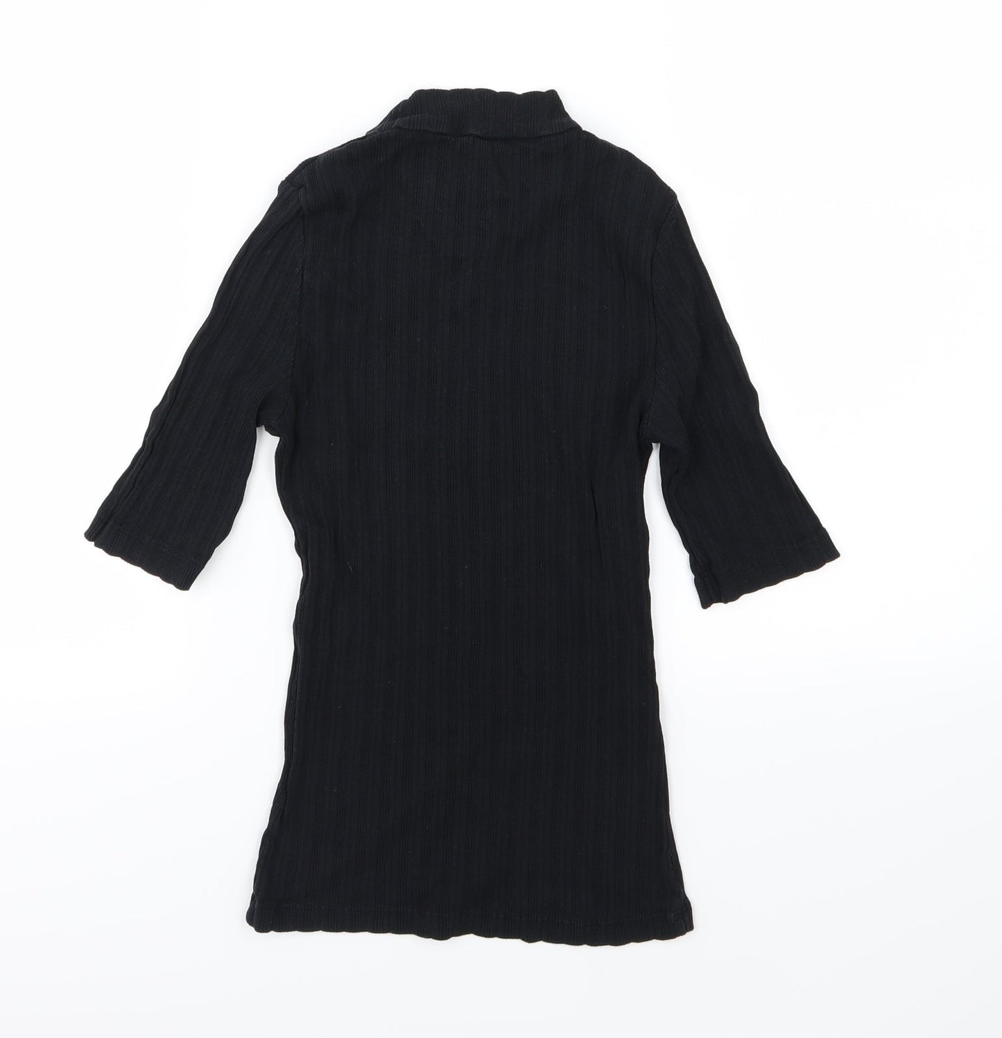 New Look Womens Black  Knit Pullover Jumper Size 10