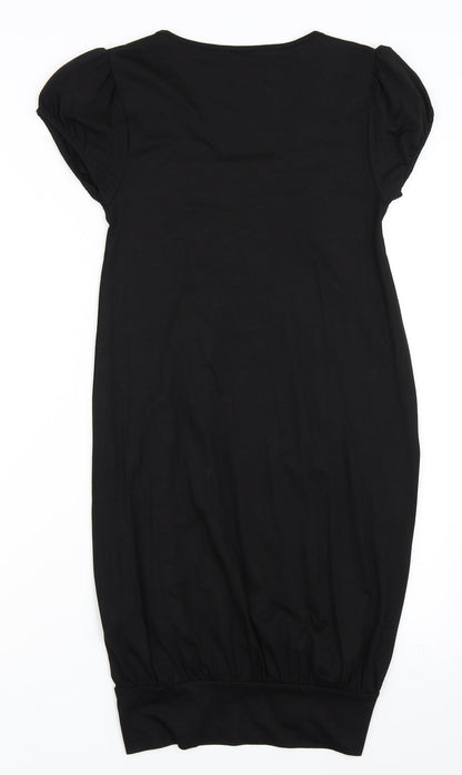 Back view of Atmosphere women’s black shift, size UK 8
