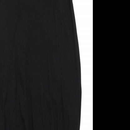 Brand and care label for Atmosphere women’s black shift, size UK 8