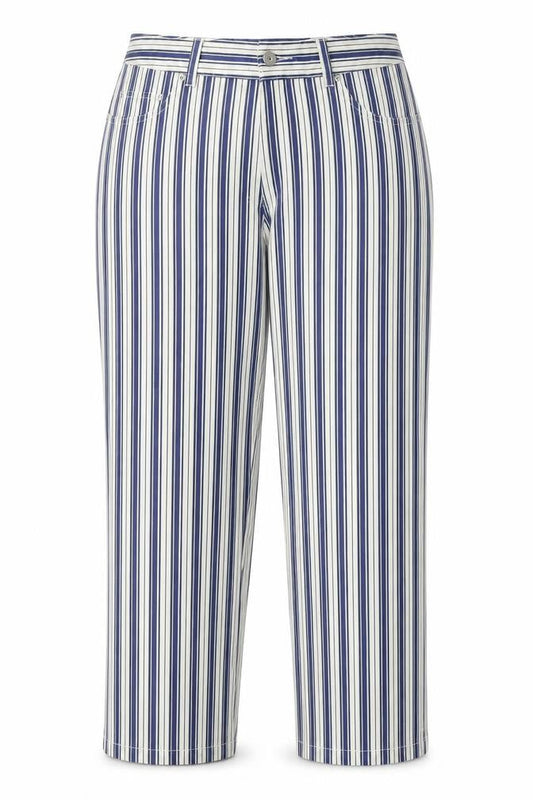 Cocoon Womens Beige Striped  Trousers  Size 16 L25 in
