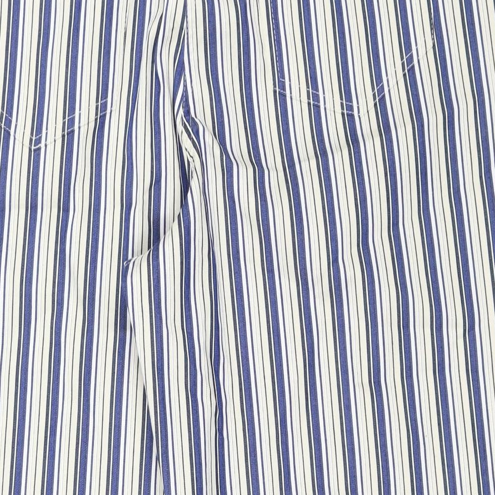 Cocoon Womens Beige Striped  Trousers  Size 16 L25 in