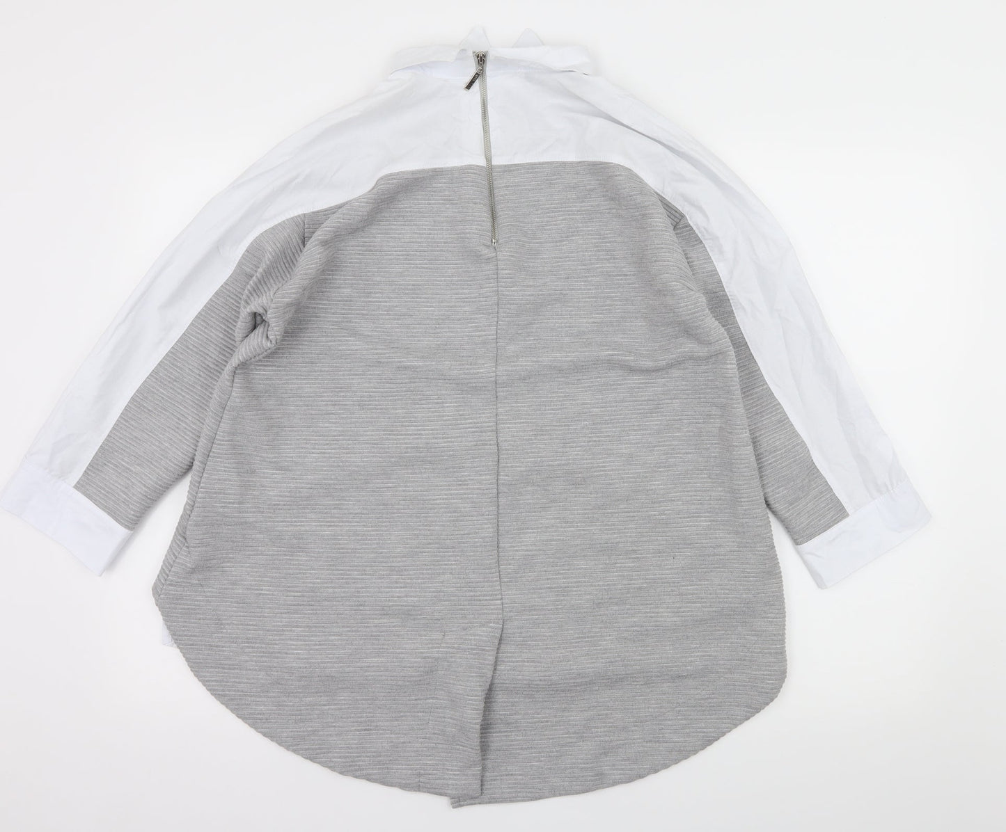 Bebe Plus Womens Grey   Basic Blouse Size L