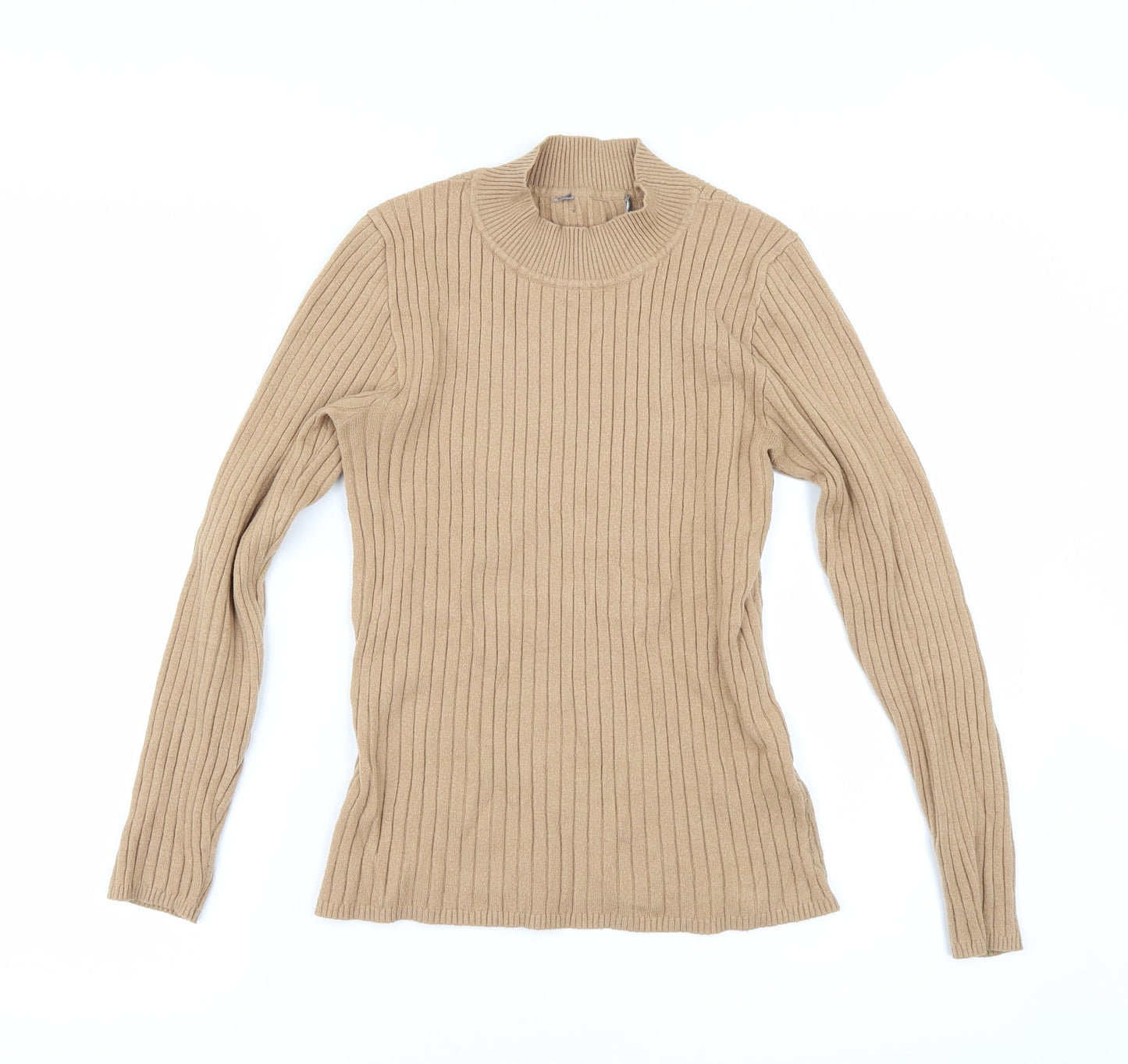 Primark Womens Gold   Pullover Jumper Size M