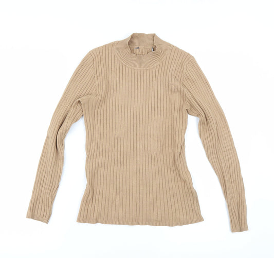 Primark Womens Gold   Pullover Jumper Size M
