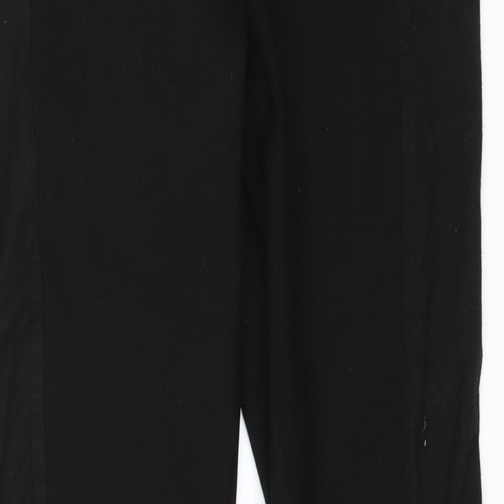 Topshop Womens Black   Trousers  Size 10 L25 in