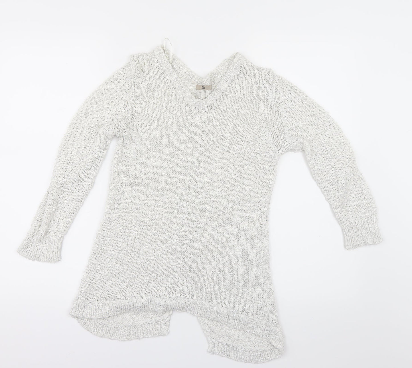 TU Womens White   Pullover Jumper Size 12